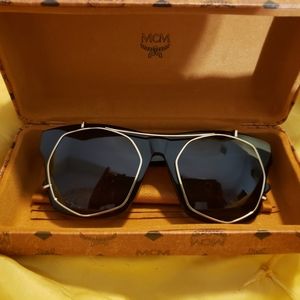 MCM Brown/Black Oval Sunglasses